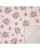 GreenGate Bed cover / Quilt / Tæppe Aurelia Pale Pink 140 x 220 cm.